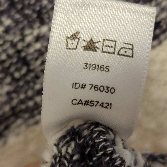 Lou and Grey Sweater Nautical Pullover Beachy Blue and White Striped Small 404 - Picture 11 of 13